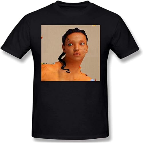 Photo de FKA Twigs Magdalene Men's Basic Super Soft Cotton T-Shirt Summer Black 3XL