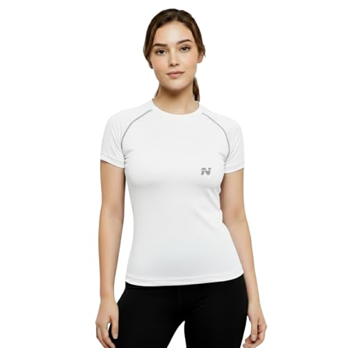 Image of NINQ Women's Long Sleeve Compression T-Shirt for Gym, Running, Yoga & Sports Wear