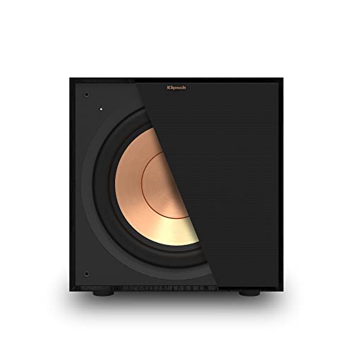 Klipsch Reference R-101SW 10” Front-Firing Subwoofer with All-new Spun-Copper 10” woofers and an All-Digital Amplifier for Premium Home Theater Sound in Black - image 6