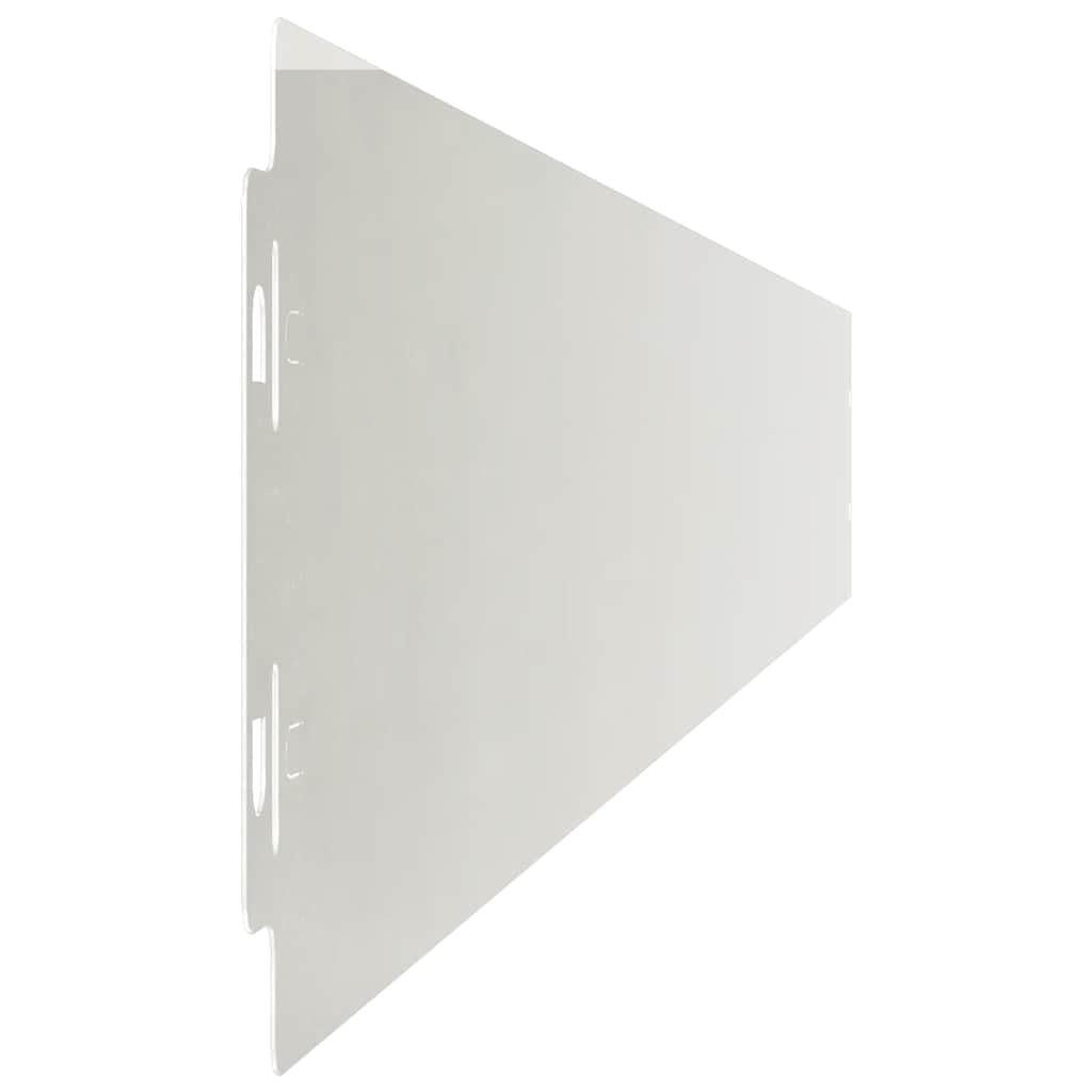 Krawędzie trawnika, 10 szt., 10 x 103 cm, stal nierdzewna, obrzeże ogrodowe z systemem wtykowym do obramowania grządek i obramowania rabatek, elastyczne ograniczenie rabatek do wyznaczania