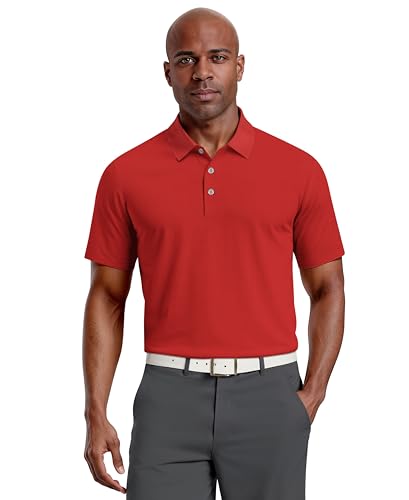 PGA TOUR Airflux Solid Golf Polo