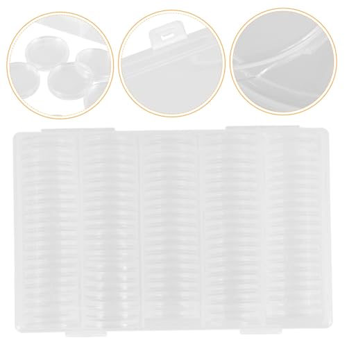 Organizador transparente para cápsulas de monedas con tapa miniatura 7