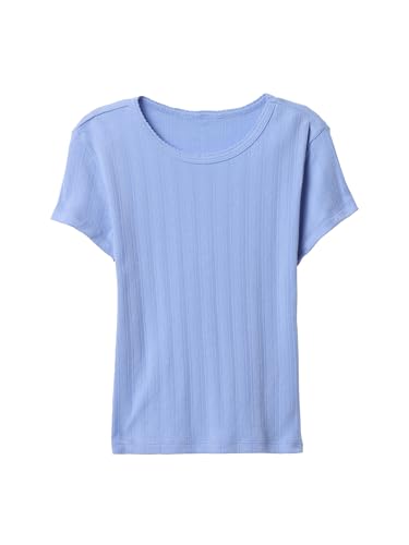 Image of Gap Girls' Short Sleeve Ribbed Tee