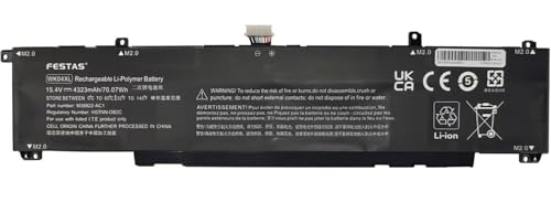FESTAS 70,07Wh 15,4 V WK04XL - Bateria compatível com HP Victus 7/8/8 Pro Series Victus 15-FA0013TX 15-FA0014TX 15-FA0017TX 16-D 16-D011TX 16-D0125TX 16-100 111AX 1AX 1AX 11111AX 111111111111TX 6
