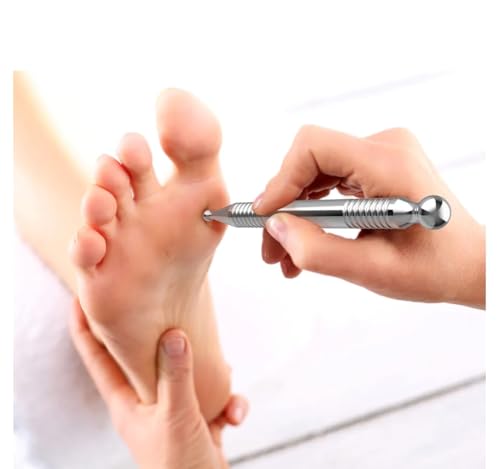 Image of Stainless Steel Acupuncture Pen-Deep Massage Tool- Reflexology Trigger Point Massage Tools for Relief Pain Full Body Relaxing Self-Massage Acupressure