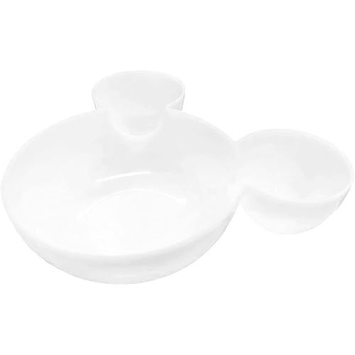 GRUPO MIRANDINHA Serving Bowls Decorative Bowl Mouse Birthday Decorations Mouse Birthday Party Supplies Mouse Party Decorations Bowl Dish Serving Tray (White)