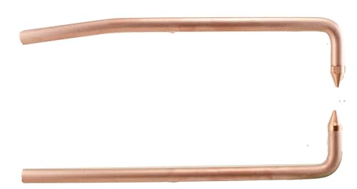 Image of Miller Style 12" Reach Spot Welding Arms (Tongs) w/Standard (5/32") Contact Tips 1 Pair (Made in the U.S.A.)