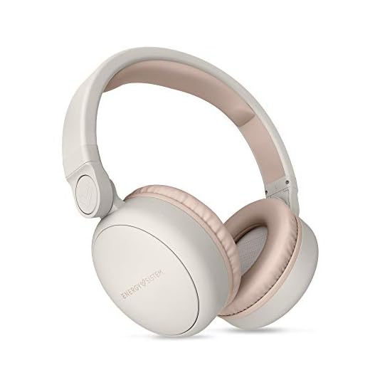 Energy Sistem Headphones 2 - Auriculares con Bluetooth (Over-Ear, Audio-In, Long Battery Life, 180 Plegable) Beige
