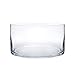 Royal Imports Flower Glass Vase Decorative Centerpiece for Home or Wedding Cylinder Shape, 4" Tall, 8" Opening, Clear