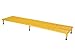 Vestil AHW-L-2496 Adjustable Work-Mate Steel Stand, Serrated Surface, 500 lb. Capacity, 6-3/4"-8-3/4" Height Range, 24" Width x 96" Length