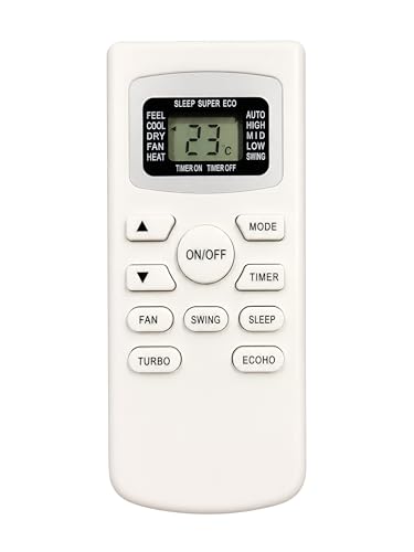 Image of Upix AC Remote No. 116 (No Backlight), Compatible /Replacement for TCL AC Remote Control (Exactly Same Remote Will Only Work)