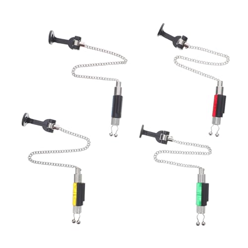 Indicateur sans lumière pour alarme de carpe silencieuse et chaîne flexible de pêche