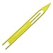 Lonkiktik 9 PCS Size:1#-9# Hard Plastic Fishing Line Net Needle Shuttle Equipment Yellow Color Repair Fishing Netting Needles Shuttles