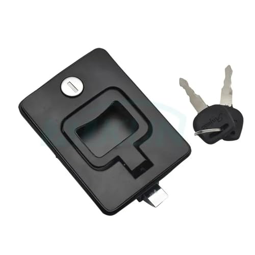 XK117 Black Coating Zinc Alloy Industrial Cabinet Hardware Truck Toolbox Cabinet Door Panel Paddle Lock 1Pcs