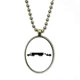 Material: Metall&Plastik Anbindung des Functional Vehicle Freight Transportation Halskette Vintage Chain Bead Anhänger Schmuckkollektion