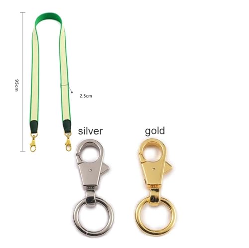 Correas de bolso para mujer tipo asa bandolera con herrajes plateados 4