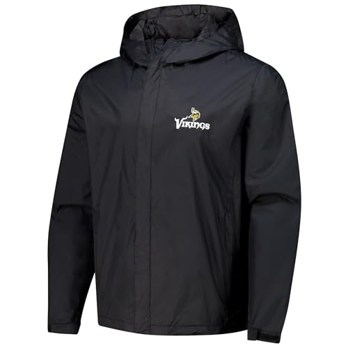 Image of Dunbrooke Men's NFL Tropic Waterproof Packable Full-Zip Hoodie Jacket