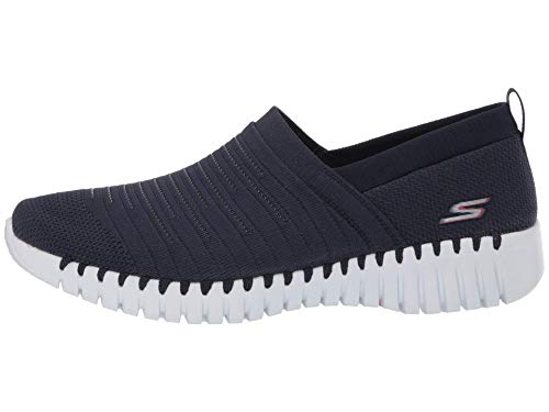 Skechers Skechers womens Smart Wise walking shoes, Navy-white, 6 US