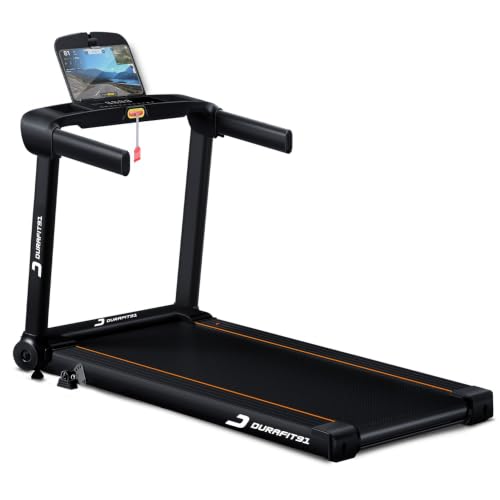 Image of Durafit91 Ace 4.5 HP Peak BLDC Motorized Treadmill |16 Km /Hr Max Speed | 120 Kg User Weight | Manual Foldable | Bluetooth Speaker | Wynd app | Home use