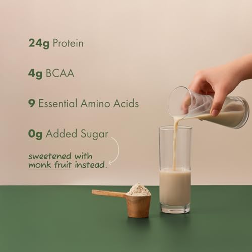 Image of Cosmix No-Nonsense Plant Protein | 24 Protein /Serve, 500g Pouch | Kerala Vanilla Bean | Plant Based Protein, Pea & Rice Isolate | Clean, Easy to Digest | All Essential Amino Acids