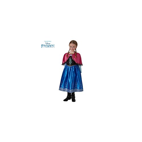 Disney Frozen - Disfraz de princesa Anna para niña, infantil 8-10 años (Rubie's 630573-L)