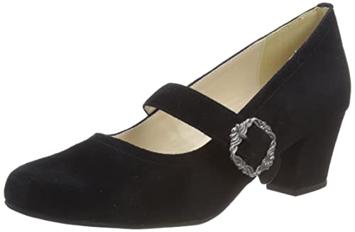HIRSCHKOGEL Damen Trotteur Pumps, schwarz, 41 EU Cover