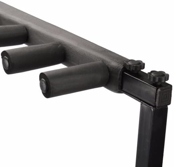 Guitar Stand Rack with Folding Design, Holds up to 7 Electric or Acoustic Guitars, Multiple Guitars Stand,Portable Black Guitar Holder,Black Guitar Display Holder for Guitar & Bass,Studio & Home (9 Holds)
