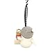 Department 56 Snowpinions Farmhouse One Plum Pudding Short Hanging Ornament, 3.03 Inch, Multicolor