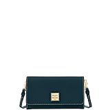 NEW AUTHENTIC DOONEY & BOURKE LEATHER CROSSBODY BAG WALLET CLUTCH (Black)