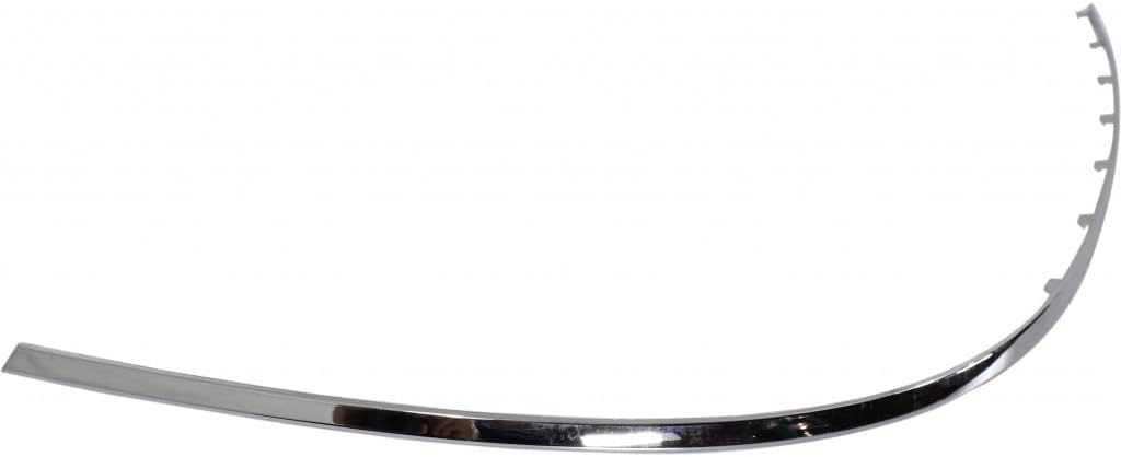 For Mercedes-Benz E300 / E350 / E400 / E550 Bumper Trim 2010 11 12 2013 Passenger Side | Rear | Molding | Chrome | Sedan | Outer Impact Strip | MB1159110 | 2128852221