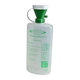 neoLab Stahl/Epoxidharzbeschichtet Wandhalterung für Augenspülflasche, Weiß