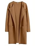 ANRABESS Womens Cardigan Sweater Open Front Knit Long Coatigan Dressy Casual Jacket Coat 2025 Fall...