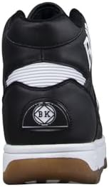 British Knights mens Kings Sl Classic Mid Top Fashion Sneaker, Black/White/Gum, 8 US | Image 3