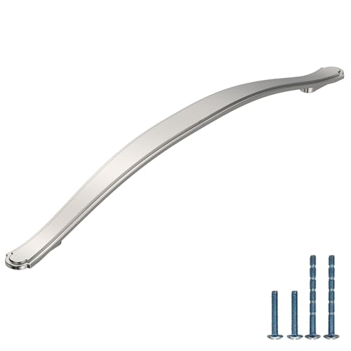 AOOTOCH 10 Pack Brushed Satin Nickel Kitchen Cabinet Handles Cabinet Pulls 7.5 inch Hole Center Cabinet Hardware Drawer Handles for Cabinet Dresser and Cupboard AT2792BSN