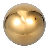 TOBBOMEY Boule Réfléchissante en Acier Inoxydable pour Jardin Décorative Miroir 30 CM p...