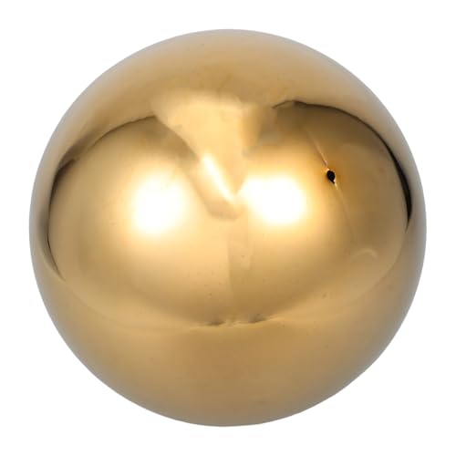 TOBBOMEY Boule Réfléchissante en Acier Inoxydable pour Jardin Décorative Miroir 30 CM pour Décoration Extérieure et Intérieure