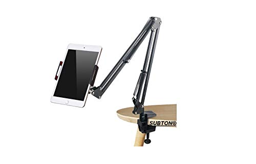 Subton Overhead Tripod For Mobile & Tablet Stand | With 360 Degree Flexible Rotation | Mobile And Tablet Mount Free For Youtube Cooking Online Teaching Product Review Videos Tabletop (B08WJ6SBKC) Amazon Price History, Amazon Price Tracker