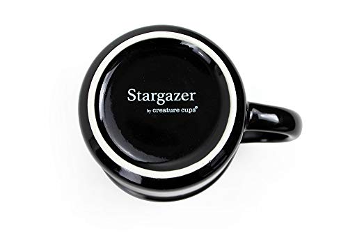 Creature Cups Stargazer Aquarius Astrology Camp Mugs Ceramic Horoscope 13.5 Ounce Coffee/Tea Cups With Zodiac Traits Revealed Inside | January & February Birthday Constellation Signs Holiday Gift #TOP4
