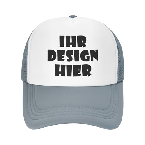 Tingwei personalisiert Cap personalisierte Basecap personalisierte Baseballkappe personalisiertes Cap mit Foto–Cap selbst gestalten mit Ihrem Logo, Unisex-Trucker-Kappe, personalisierte Mesh Cap