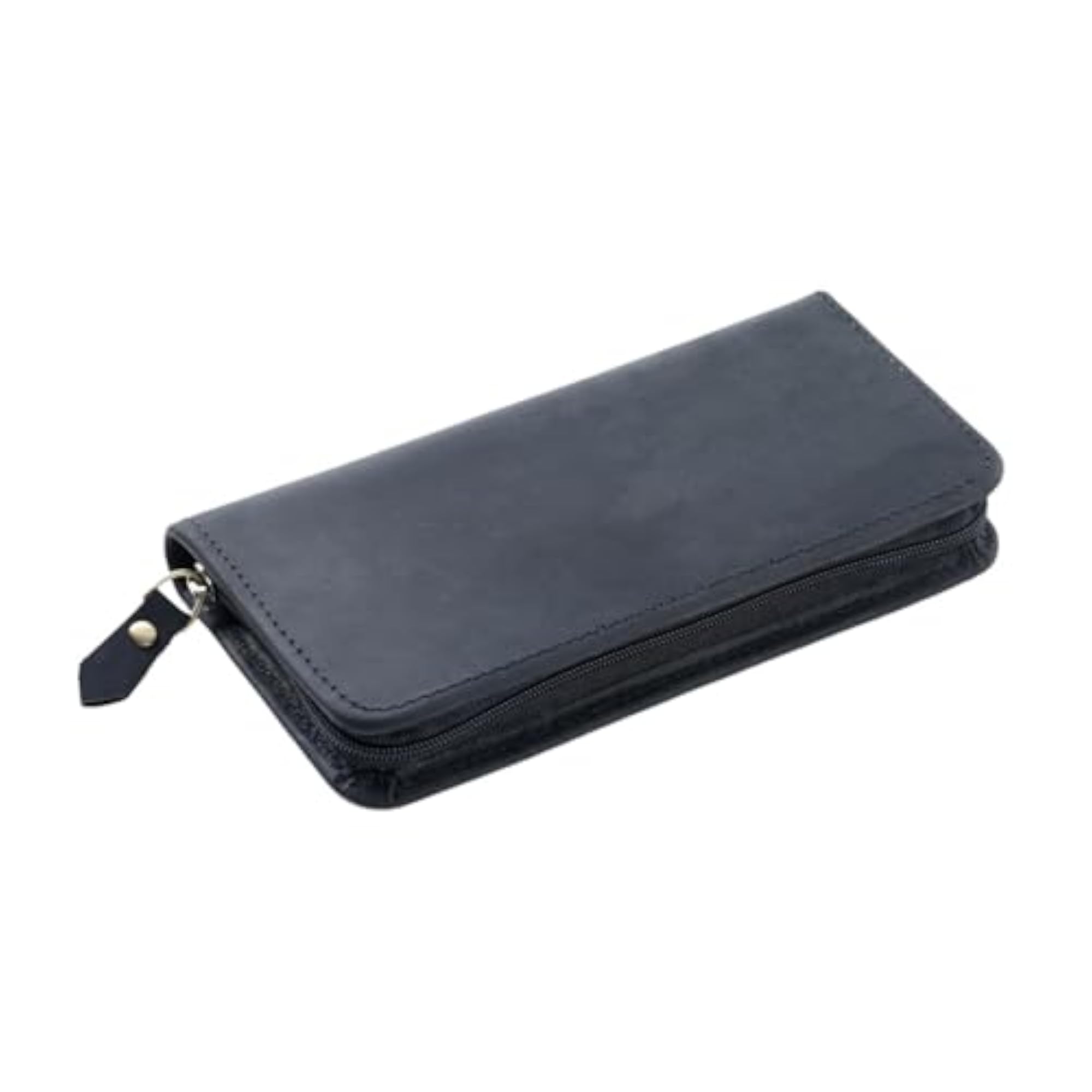 Vintage Leather Pen Case for Coupons and Cards