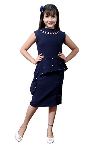 SKY FLY Girls Combo Dress Peplum