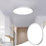Figermoon 9 Inch ETL Flush Mount Ceiling Light, 24W 6000K Super Bright and Slim Ceiling Light Fixtur