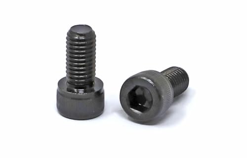 Image of iexcell 10 Pcs M10 x 20mm Thread Pitch 1.5 mm Alloy Steel 12.9 Grade Hex Socket Head Cap Screws Bolts Kit, Black Oxide Finish