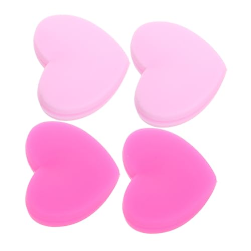 Hemoton Tennis Racket Vibration Dampener Set Absorber for Over Grip Heart Design