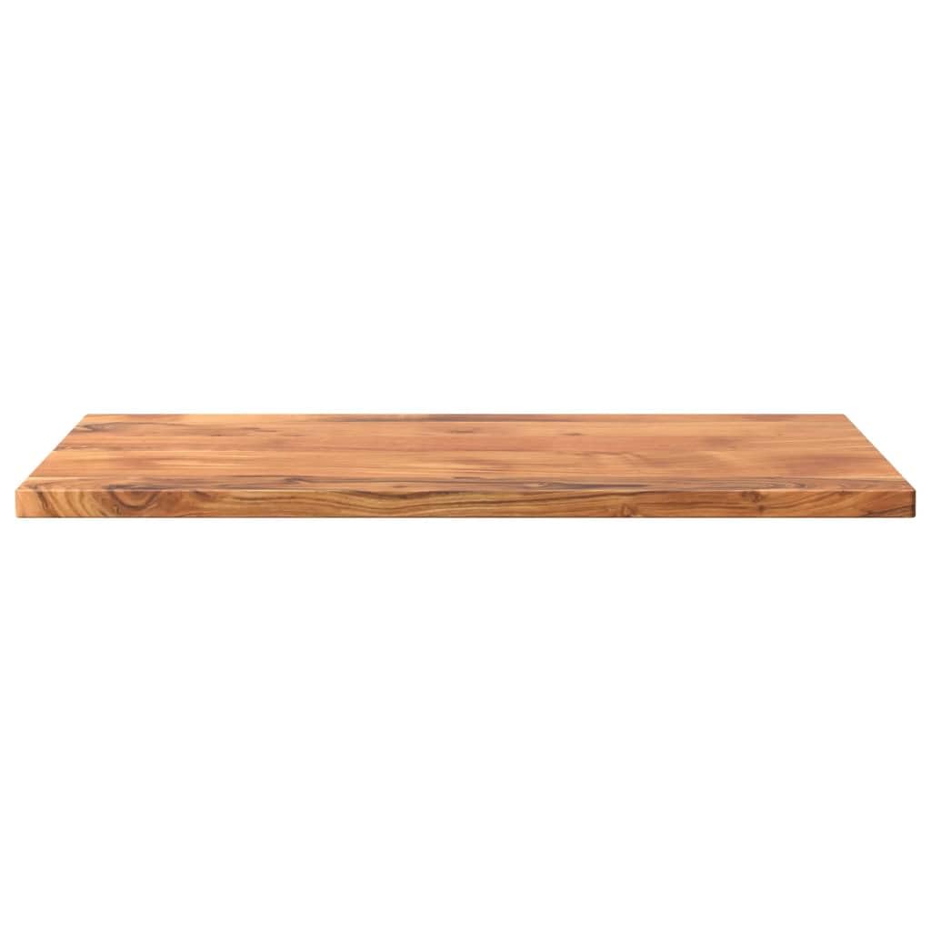 Dessus de Table 80x60x2,5 cm rectangulaire Bois Massif d'acacia Plateaux de Table Brun,370926