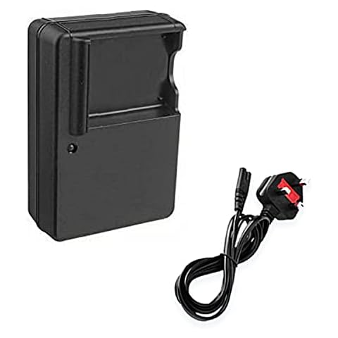 Mains Battery Charger for Panasonic Lumix DMC-LX5, DMC-LX7 and Leica D-LUX 5, D-LUX 5E, D-LUX 6, V-LUX 2, V-LUX 3 Cameras - Replacement for Panasonic Charger DE-A81, DE-A82, DE-A82A for DMW-BCJ13E, DMW-BCJ13 Battery Cover