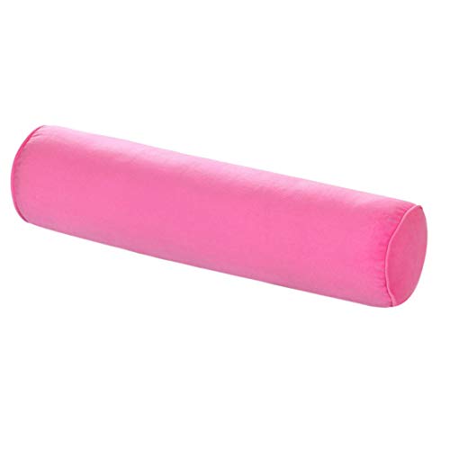 Bverionant Almohada Cilíndrica Suave Cojín Cilíndrico para Cama Sofá Dormir Yoga Rollo Almohada Rosado 80 * 20cm