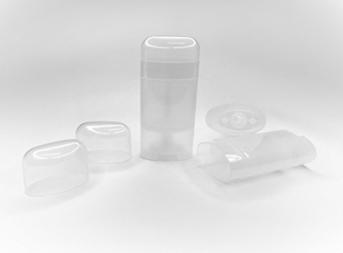 Almost4Minds Deodorant Containers Empty 20 Pack- Make Your Own Deoderant, Heel Balm 2.65Oz /75g/30ml