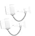Wasserstein Anti-Theft Security Chain Compatible with Arlo Pro and Arlo Pro 2 - Extra Security for Your Arlo Camera (2-Pack, White)