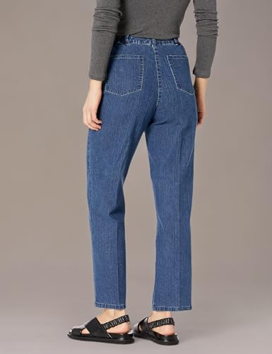 Ruby Rd. Women's Petite Classic Flat Front Denim Jean3